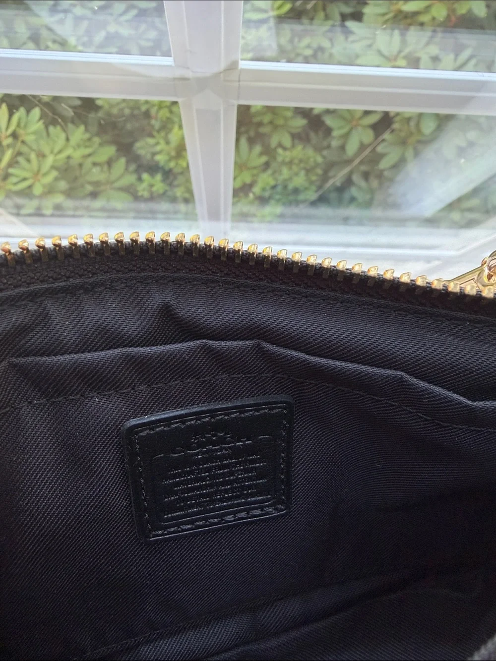 Coach Black Pebbled Leather Small Date Night Shoulder Bag with Gold Chain - Picture 5 of 7